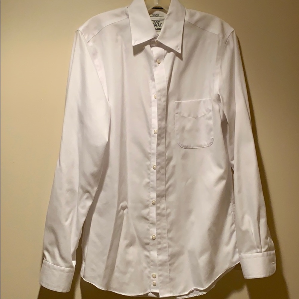 Jos A Banks white dress shirt button down